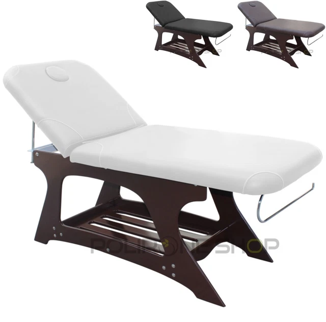 Table De Massage Fixe Shiva En Acier - Dimensions 185x71x73 Cm - Pour Institut De Beauté, Tatouage