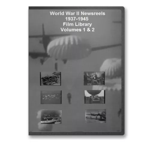 WWII 1937-1945 Newsreels 6+ hrs World War II 4 DVD Set - A73-76