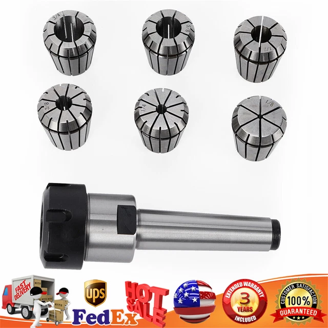 MT3 ER32 Morse Taper Collet Chuck Tool Holder & 1/2 1/4 3/4 1/8 3/8 5/8 Collects