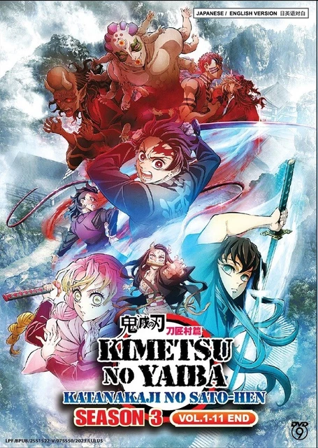 DVD ANIME KIMETSU Demon Slayer Season Swordsmith Village ARC