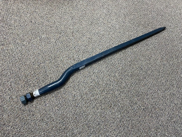 A-BP13836CR Bale Spear, 1-3/8" x 36" w/Nut, Cranked A-BP13836CR Bale Spear, 1-3/8" x 36" w/Nut, Cranked
