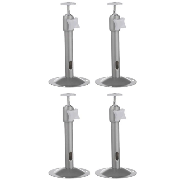 4 Pcs Security Camera Support Wall Holder Brackets Wall- Mounted Monitor
