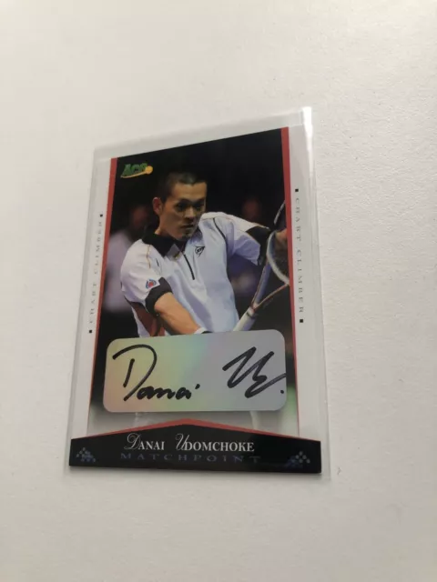 Danai Udomchoke - Signed Ace Authentic  Match Point Tennis Trading Card