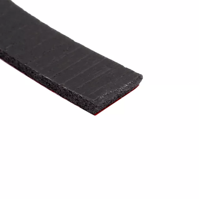 5M 20mm x 3mm a doppio lato adesivo spugna antiurto nastro di schiuma Rosso Nero 2