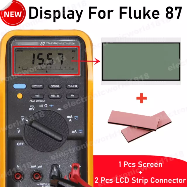 Per Fluke 87 TrueRMS multimetro industriale riparazione schermo display LCD