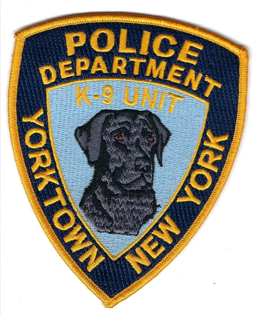 YORKTOWN NEW YORK K9 Police Patch Older! Lab Head 10.00 PicClick