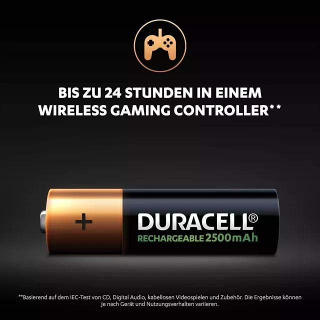 Duracell Recharge Ultra Akkus Accus AAA Micro 900mAh AA Mignon 2500mAh  MHD 2027 3