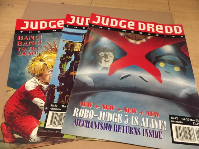 judge dredd the megazine issues 22/23/24-1993