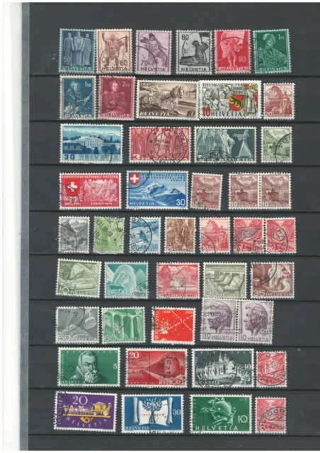 Switzerland  Europe Selection Classic Used  Stamps ( Helv 641)