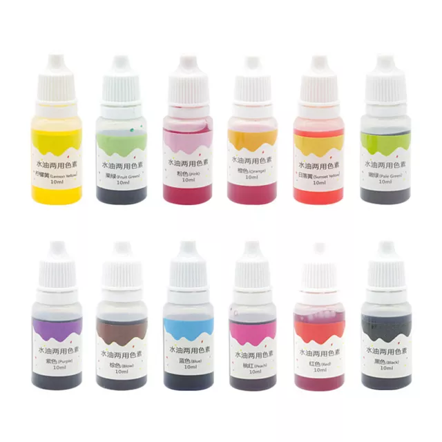 10 ML Soap Dye Pigment Non-toxic Base Color Liquid DIY Manual Colorant Tool Kit