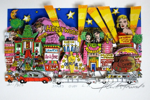 絵画 CHARLES FAZZINO 3D RIVE GAUCHE AUS 1995 CHARLES FAZZINO 3D RIVE GAUCHE AUS 1995 絵画