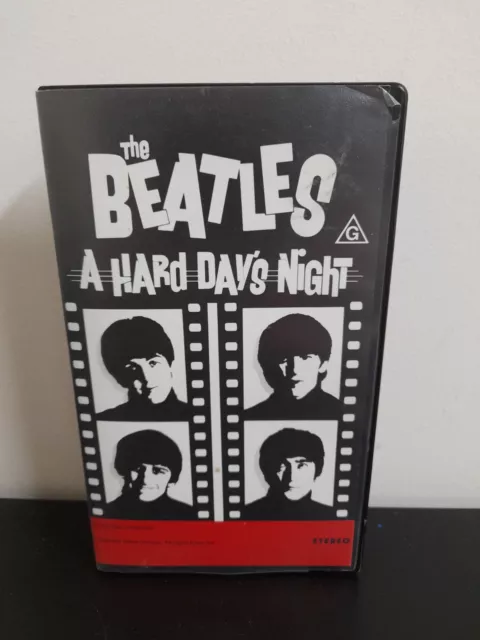 The Beatles. A Hard Day's Night. VHS Cassette Tape