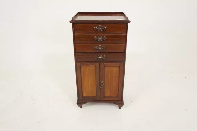 Victorian Sheet Music and File Cabinet, Chest of Drawers, Scotland 1880, H858