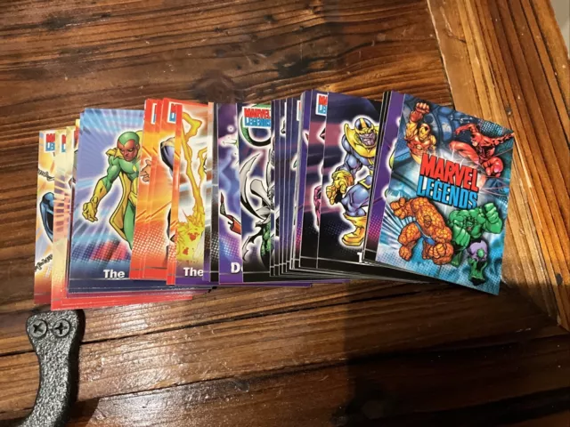 2001 Topps Marvel Legends Complete Base Set