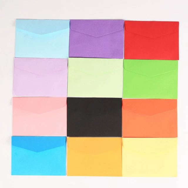 100 PCS Miniaturumschläge Kleine Briefumschläge Unternehmen