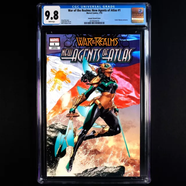 War of the Realms New Agents of Atlas 1 🔥 1st WAVE - Suayan Variant 🔥 CGC 9.8