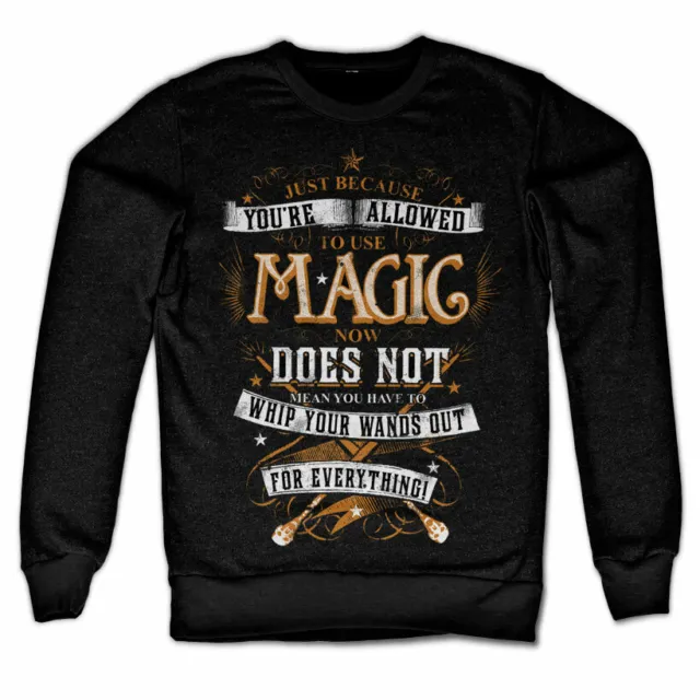 Officially Licensed Harry Potter Magic Sweatshirt S-XXL Sizes