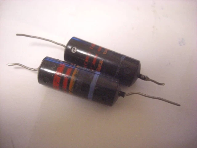 ビンテージ Bumble Bee .022 600v コンデンサ Sprague お勧め ② (ハム/P90) Vintage Sprague Bumble Bee .02 uf 600v 20% Capacitor TESTS .022 tone Cap