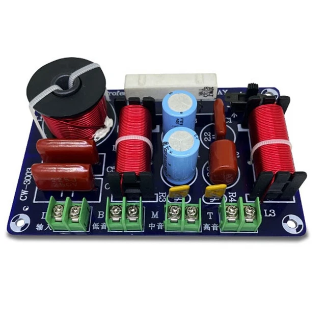 D222 Divisore Di Frequenza 2 Vie Per Altoparlanti – Filtro Crossover Hi-Fi 2 Unità, Condensatori 100V - 6
