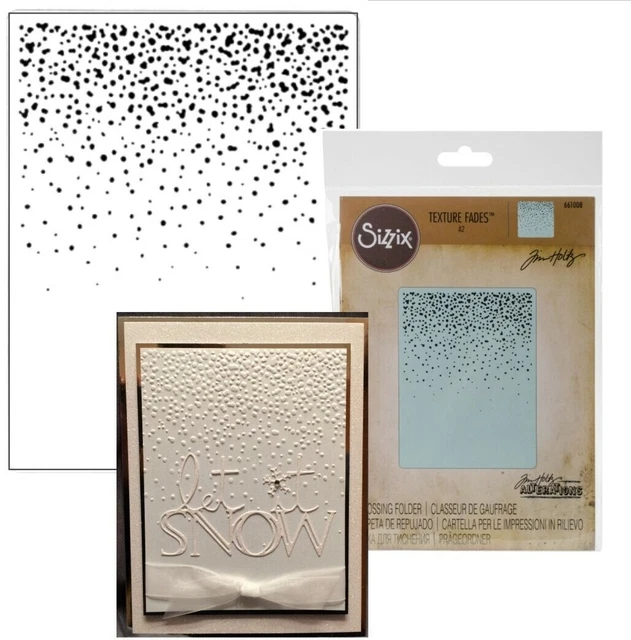 Pochette De Gaufrage Noël – Motif Flocons De Neige – 10,8x14,5 Cm – Plastique, Pour Cartes, Scrapbooking, DIY - 7