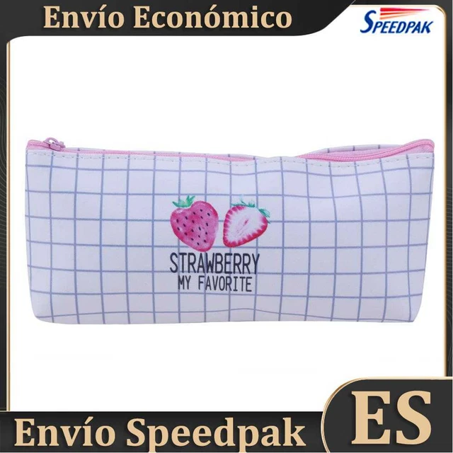 Seawang - Estuche organizador para lápices, estuche de papelería, resistente al
