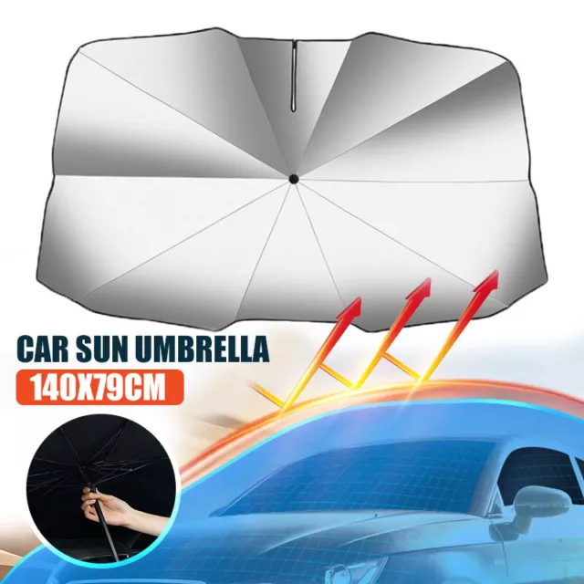 Foldable Car Windshield Sunshade Umbrella Front Window Cover Visor Sun Shade NEW