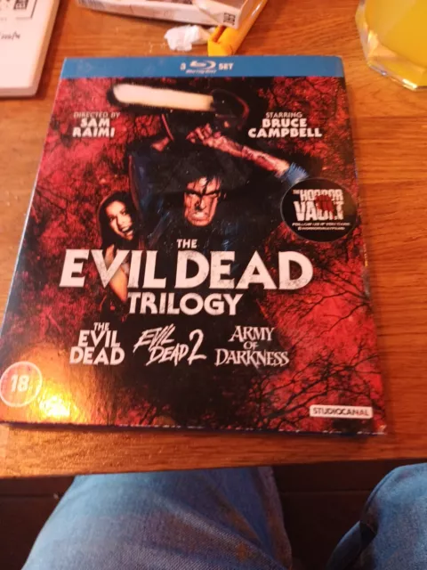 The Evil Dead Trilogy - 3 Blu-Ray Set In Card Outer Sleeve