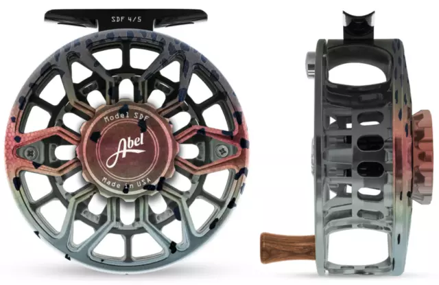 ABEL SDF 4/5 RAINBOW Trout Custom Fly Reel NEW IN STOCK $1,055.00 - PicClick
