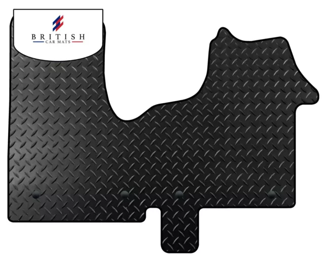 Fits Renault Traffic 2014-2019 Tailored 3mm Heavy Duty Rubber Van Floor Mats