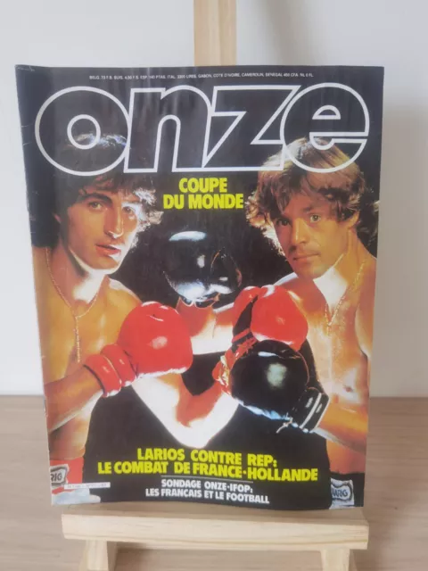 Magazine de sport ONZE,revue football, N°71,11/1981 COUPE DU MONDE