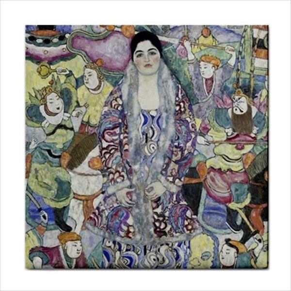 Portrait of Friederike Maria Beer Ceramic Tile Klimt Art Nouveau Backsplash