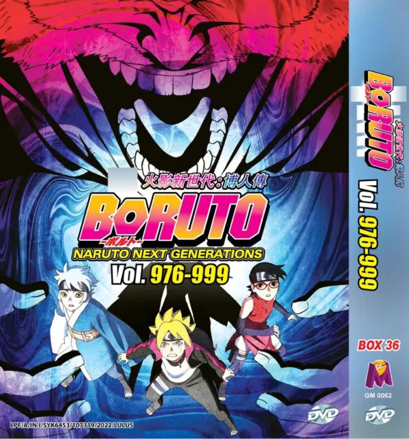 DVD BORUTO : NARUTO NEXT GENERATIONS Vol.928-951 ENG SUB All Region  FREESHIP
