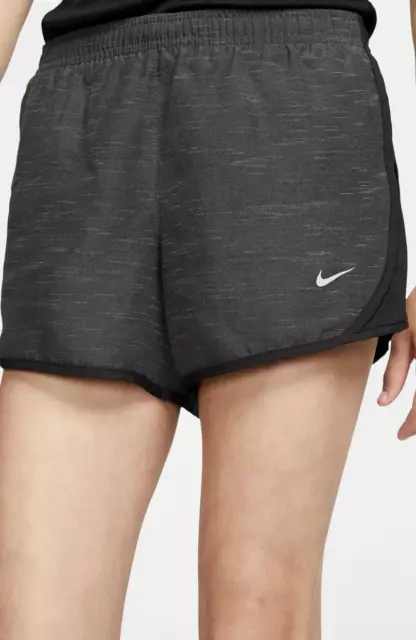 Nike Kids' Dry Tempo Gray Running Shorts JS1048 Girl's Size XL