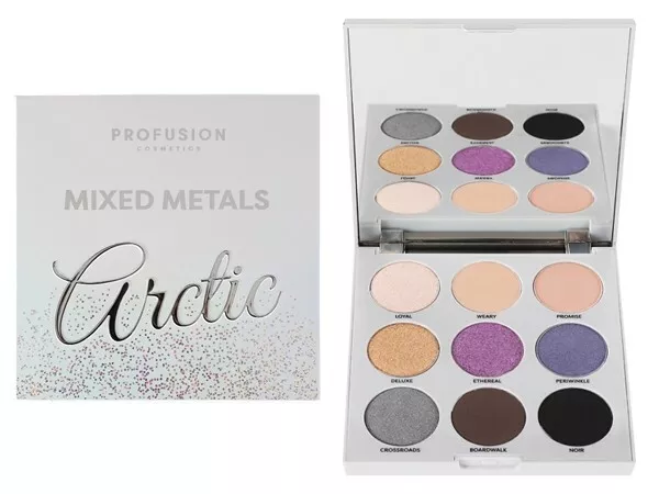 PROFUSION Mixed Metals Artic Paleta Sombras de ojos 9 tonos