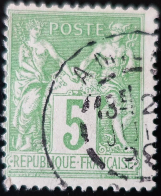 France 1850 - 15c. vert Cérès N°2, oblitéré grille, signé - Catawiki