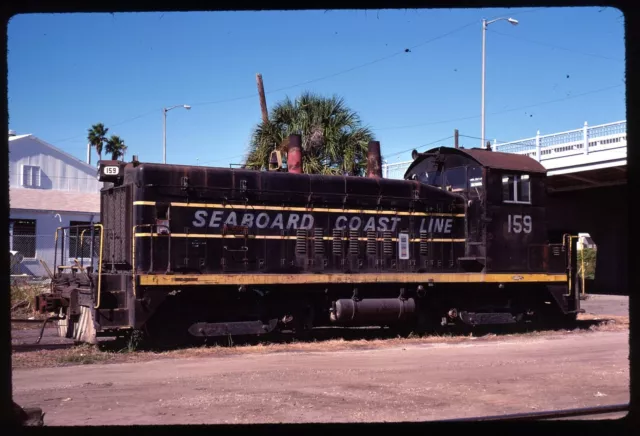 Original Rail Slide - SCL Seaboard Coast Line 159 Tampa FL 11-7-1981