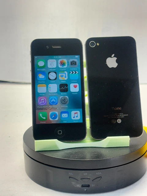 APPLE IPHONE 4S iOS 6.1.3 Black 32GB Fair condition $62.21