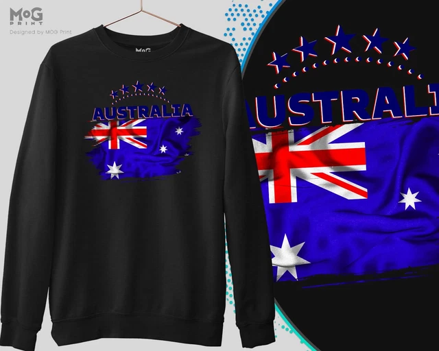 Australia Flag Football Sweatshirt Sydney Jumper Australian National Tour Gifts
