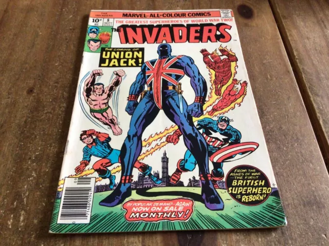 Vintage Marvel All-Colour Comics The Invaders No. 8 September 1976
