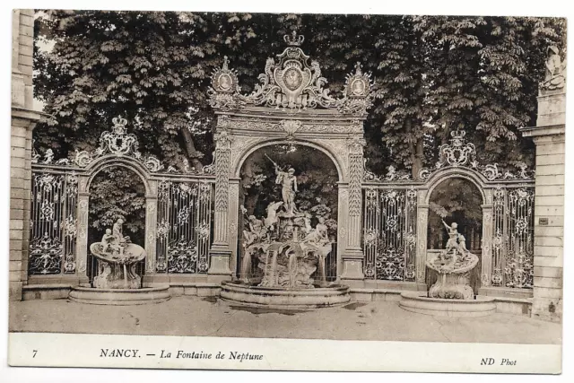 CPA"" NANCY - The Fountain of Neptune