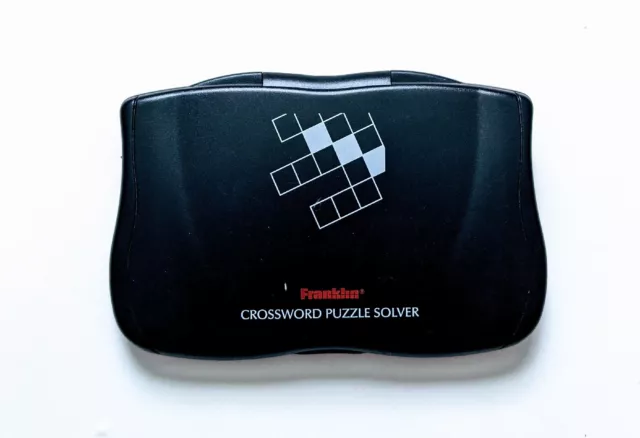 Franklin Crossword Puzzle Solver CWP-206 Electronic Handheld TESTED AND WORKS