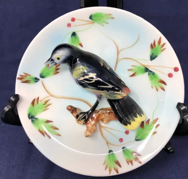 3D Baltimore Oriole Napco Hanging Ceramic Plate B1770