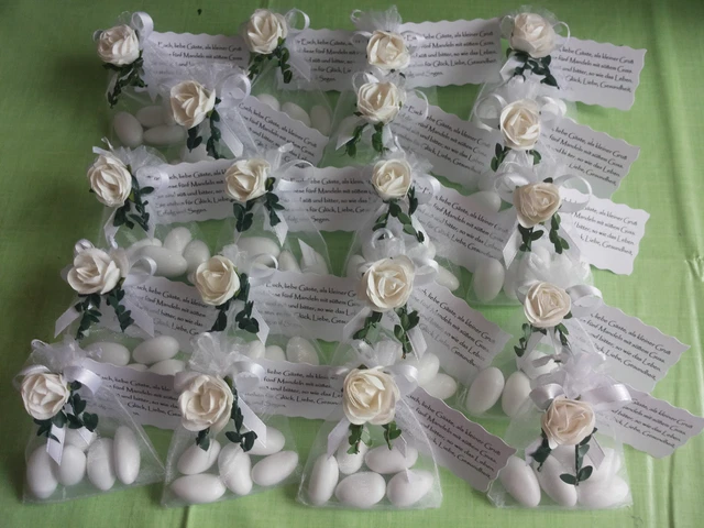 ,TAUFE,HOCHZEIT,KOMMUNION Tischdeko mit Spruch