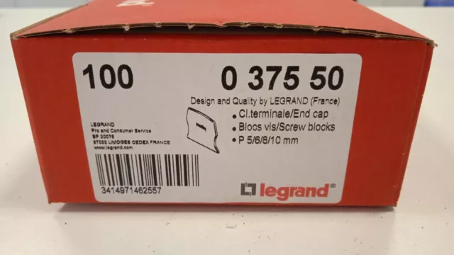 Legrand 037550 Terminale Grigio Morsetti Viking 3 Sezione Da 2,5Mmq A 10Mmq