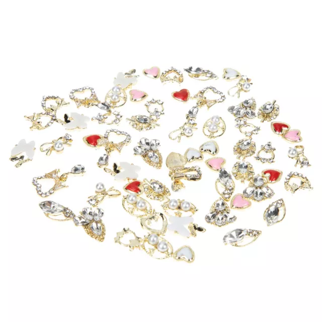 60pcs Makeup Rhinestones For Nails Manicure Jewels For Nails Families