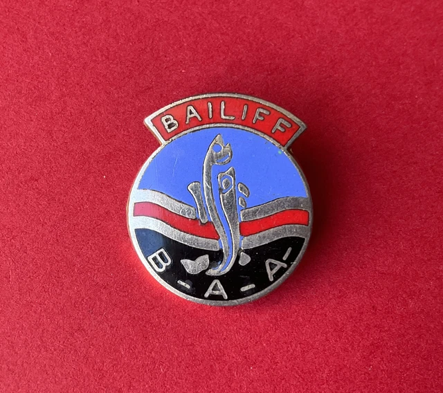 Insigne émaillé Ancien Carnforth & District Anglers Association - Pêche Vintage UK