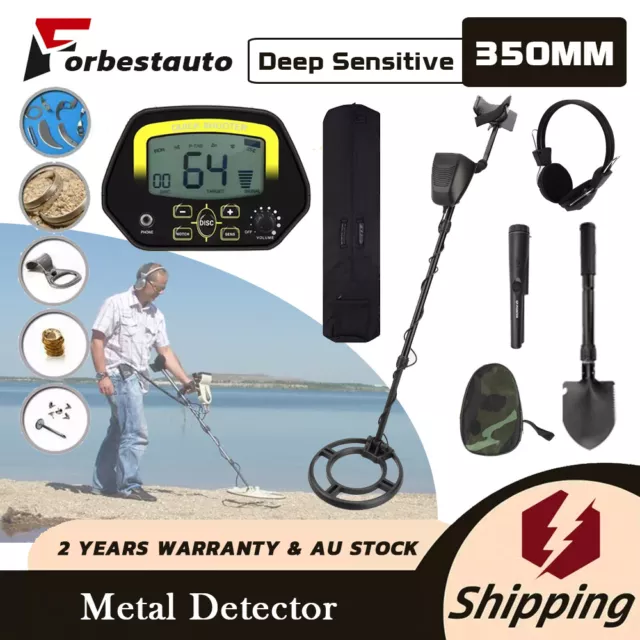 Professional 350MM Deep Sensitive Metal Detector LCD Display reasure Hunter AU