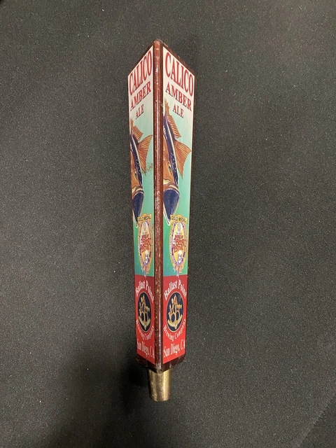 Ballast Point Calico Amber Ale Tap Handle