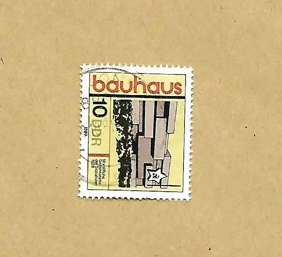 DDR / Briefmarke / Mi 2509 / Bauwerke im Bauhaus - Stil  / gestempelt / 1980