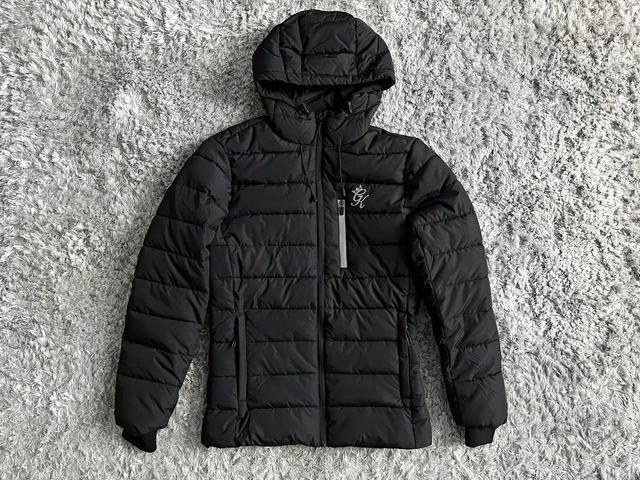 GYM KING PUFFER Reign Hooded Puffa Jacket BLACK ALL SIZES AVAILABLE 39.99 PicClick UK
